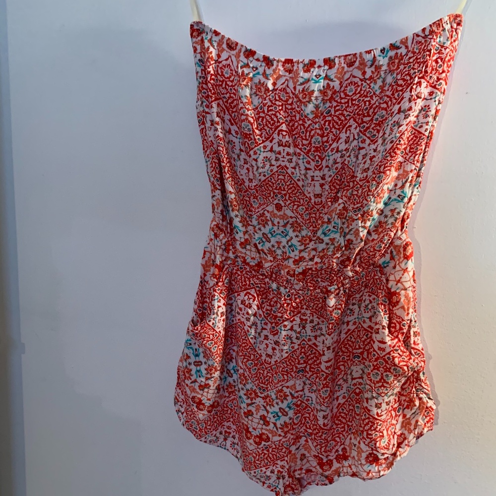 Strapless Romper